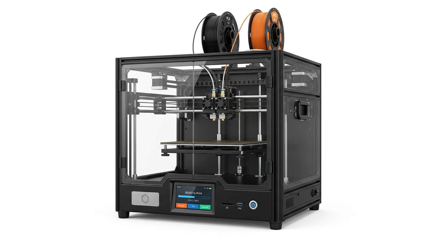 ForgeFrame Pro X1 Enclosed 3D Printer