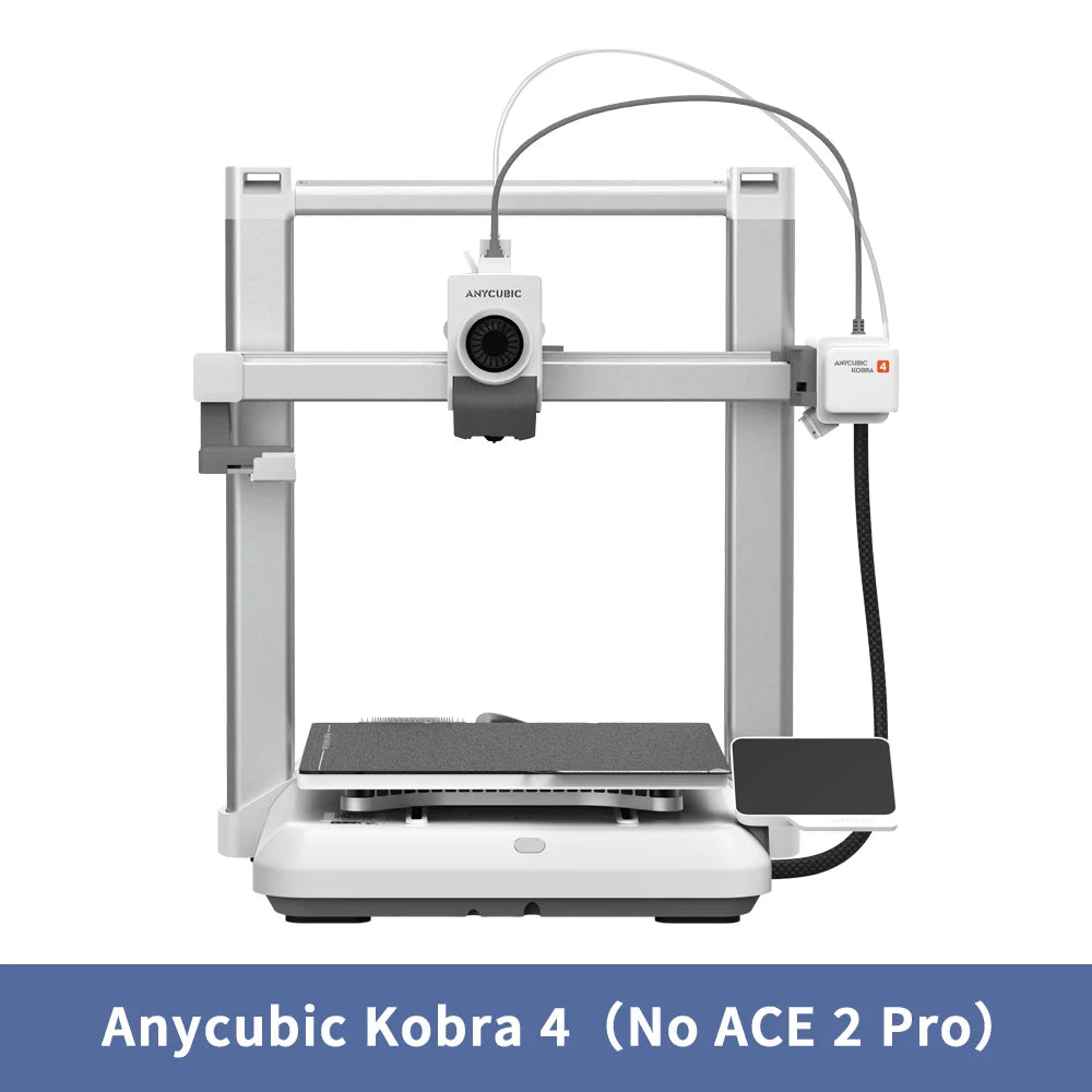 ANYCUBIC Kobra 4 or Kobra 4 Combo Multi-Color 3D Printer, LeviQ 3.0 Auto-Leveling, 49-Point Leveling, Up to 600mm/s Print Speed
