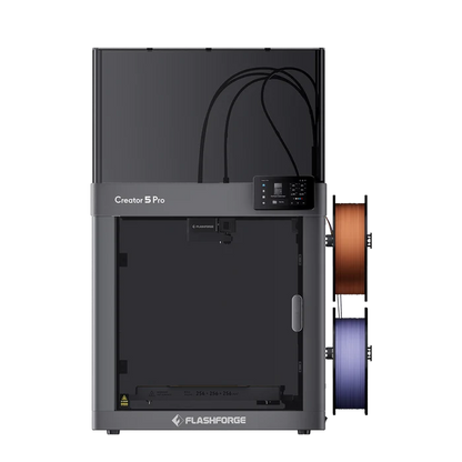 Flashforge Creator 5 Pro 4-Toolheads Enclosed Multi-Color 3D Printer | 500% Faster, Zero Purge Waste