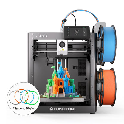 Flashforge AD5X – Multicolor 3D Printer for High-Speed, Full-Color Printing