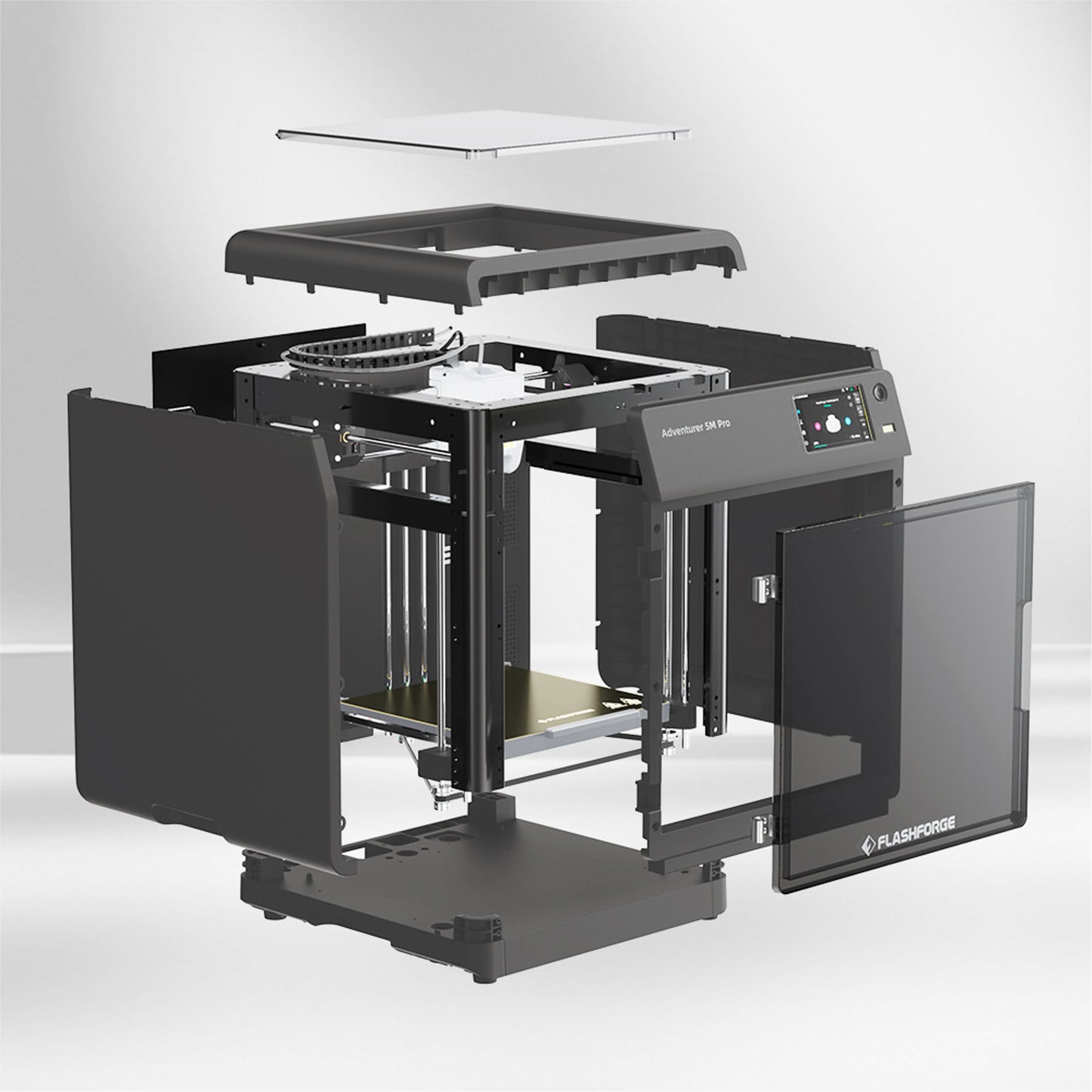 Flashforge Adventurer 5M Pro 3D Printer, Enclosed CoXY Metal Structure, Safe for Home Use