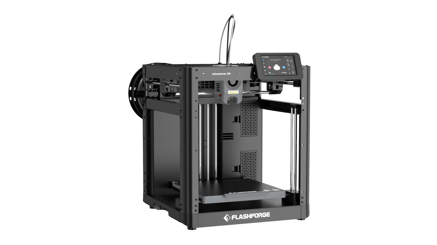 Flashforge Adventurer 5M 3D Printer, 600mm/s High Speed, Beginner-friendly