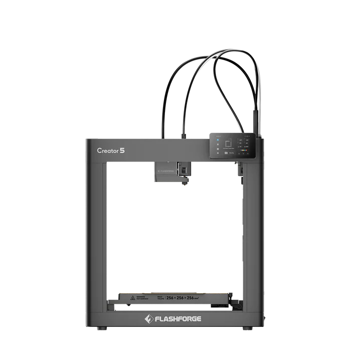 Flashforge Creator 5 4-Toolheads Multi-Color 3D Printer | 500% Faster, Zero Purge Waste