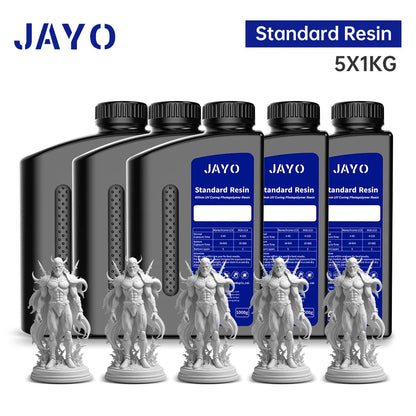 JAYO 5KG&10KG 3D Printer Standard Resin 405nm UV Resin For LCD 3D Printer Material For Printing Easy to Print Good Precision