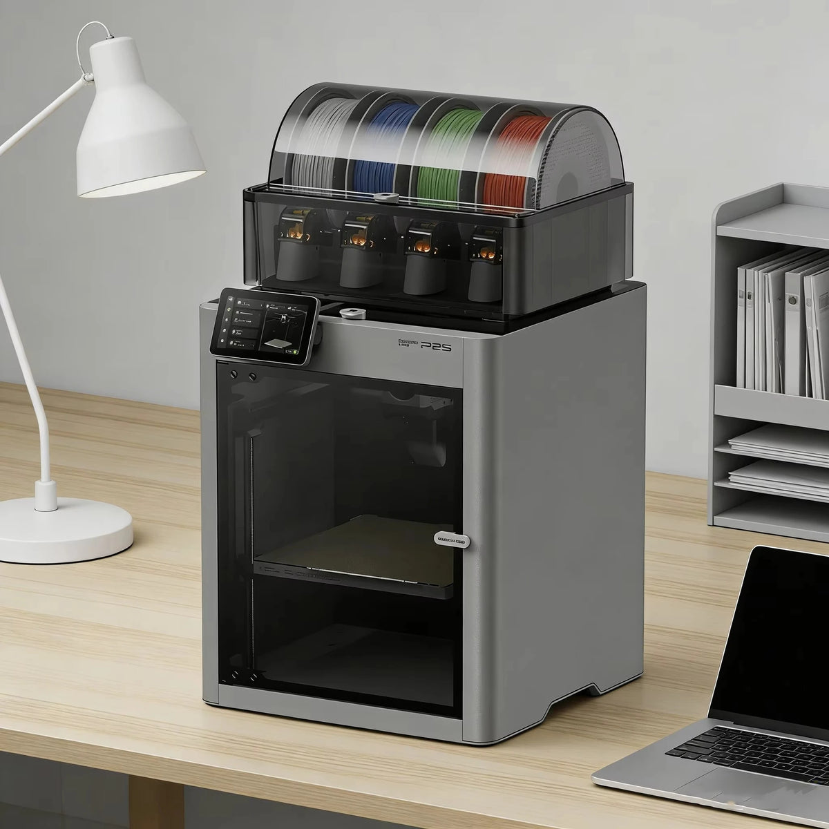 P2S Combo 3D Printer All-Metal Frame Stable Printing Portable Desktop 3D Printer for Beginners