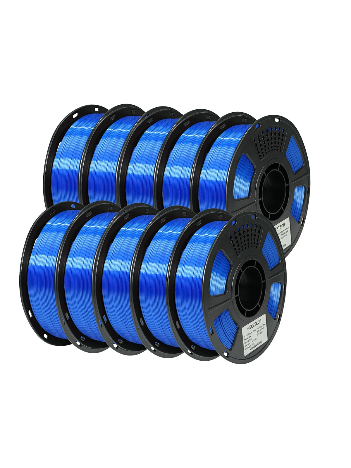 GEEETECH 10Kg 3d Silk PLA Filament 1.75mm Spool Wire For 3D Printer Material, Safety, Vacuum Packaging