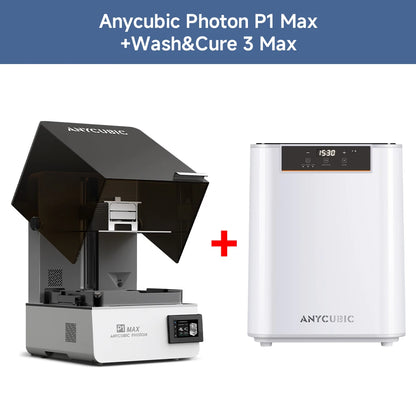 ANYCUBIC Photon P1 Max 12K Mono LCD 3D Printer Full-Scale 18.3L Print Volume Wave Release Technology Resin 3D Printer