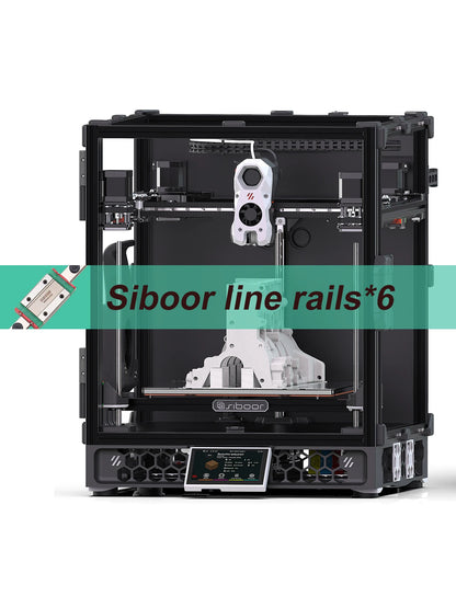 Upgraded SIBOOR Voron Trident [JUNE] CNC Metal Structure 4AWD CoreXY 3D Printer DIY Desktop Automatic Leveling High Speed Kit