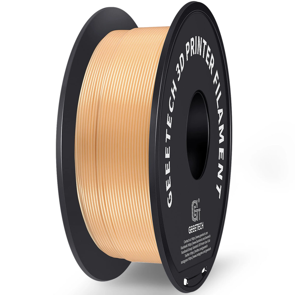 Geeetech 3d printer Filament PLA PETG Plastic 1kg 1.75mm,Tangle-Free, 3d printing wire materials, black, white, vacuum packaging