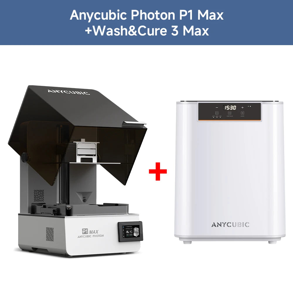 ANYCUBIC Photon P1 Max 12K Mono LCD 3D Printer Full-Scale 18.3L Print Volume Intelligent Printing Assistant UV Resin 3D Printer