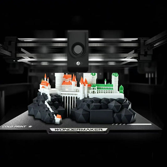 WonderMaker ZR Ultra CoreXY Multicolor 3D Printer – 600mm/s High-Speed,  8-Color Printing, 300°C Nozzle, Auto-Leveling