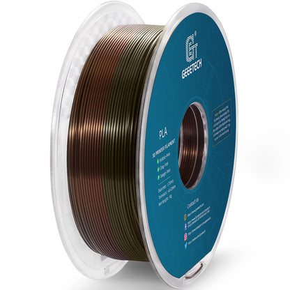 GEEETECH 10Kg 3d Silk PLA Filament 1.75mm Spool Wire For 3D Printer Material, Safety, Vacuum Packaging