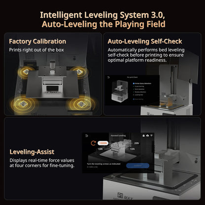ANYCUBIC Photon P1 Max 12K Mono LCD 3D Printer Full-Scale 18.3L Print Volume Intelligent Printing Assistant UV Resin 3D Printer