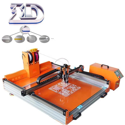 New Large Scale 800mm*800mm Industrial FDM 3d Printing Machine Or 3d Printer For Sign & Letter