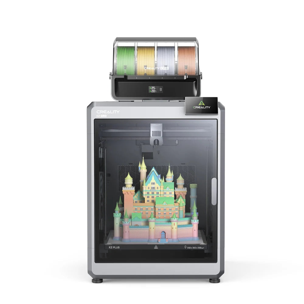 Creality K2 PLUS Combo 3D Printer 600mm/s Speed 350*350*350mm Printing Area Double AI Camera All Metal Multi-color 3D Printer