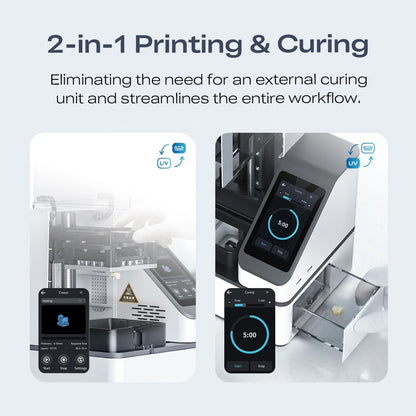 Mini High Accuracy Dental 3d Printer Delivering High Resolution And Excellent Detail 2 In 1 Printing & Curing