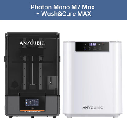 ANYCUBIC Photon Mono M7 Max AE 7K Mono LCD 3D Printer 14.7L Ultra-Large Print Volume LCD Resin 3D Printer COB+ Light Source