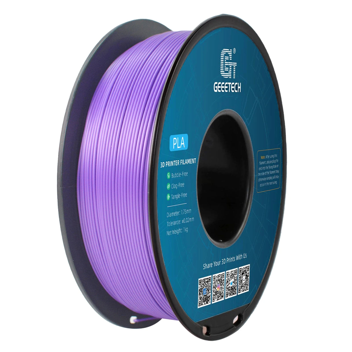 Geeetech 3d printer Filament PLA PETG Plastic 1kg 1.75mm,Tangle-Free, 3d printing wire materials, black, white, vacuum packaging