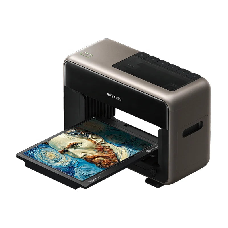 EufyMake E1 3D Texture UV Printer 1440 DPI High Resolution Desktop UV Flatbed Printer for 300+ Materials UV 3D Printer