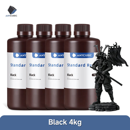 ANYCUBIC 4pcs/lot 405nm UV Resin For 3D Printer LCD Liquid Photopolymer Resin 3D Printing Resin Upgrade 1kg