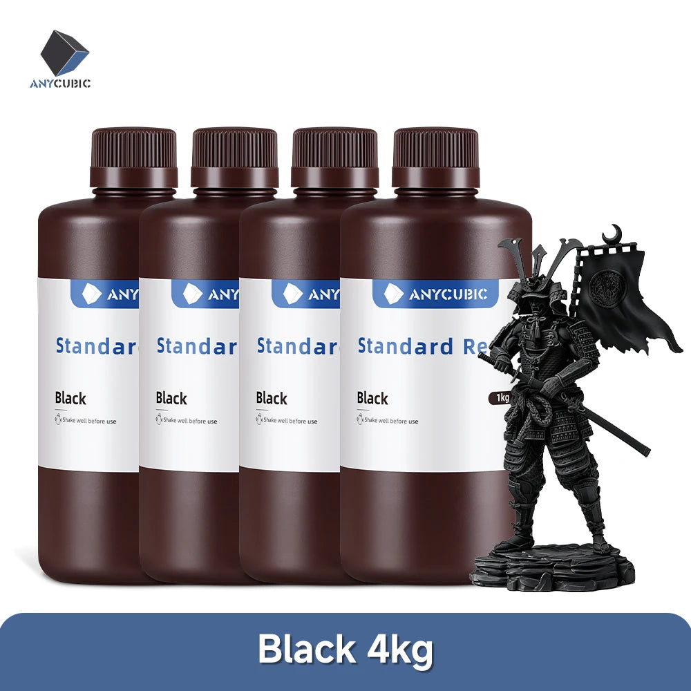 ANYCUBIC 4pcs/lot 405nm UV Resin For 3D Printer LCD Liquid Photopolymer Resin 3D Printing Resin Upgrade 1kg