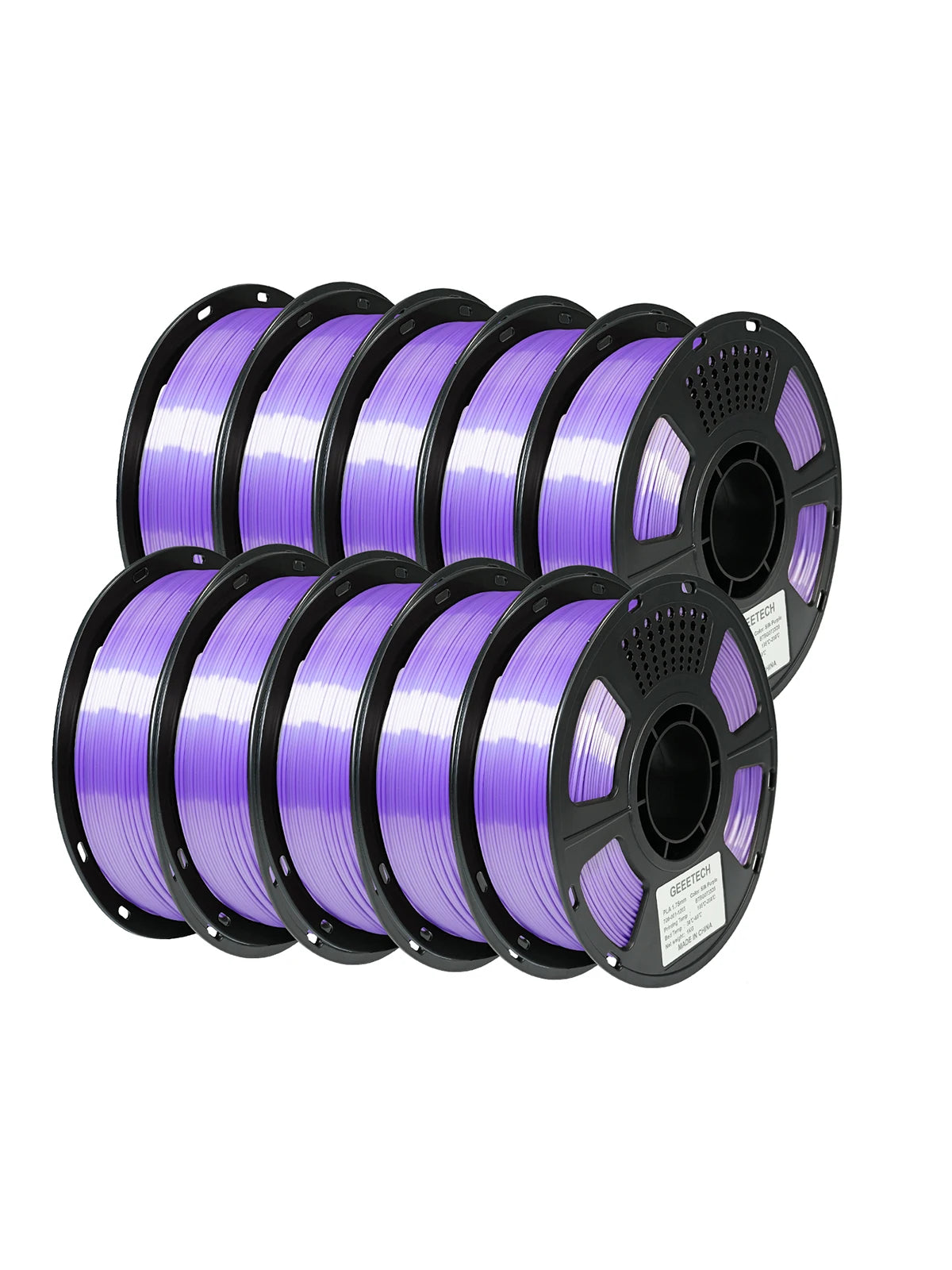 GEEETECH 10Kg 3d Silk PLA Filament 1.75mm Spool Wire For 3D Printer Material, Safety, Vacuum Packaging