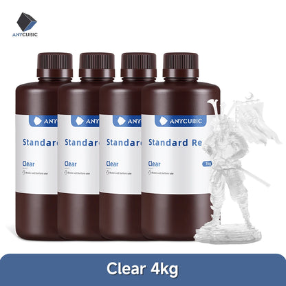ANYCUBIC 4pcs/lot 405nm UV Resin For 3D Printer LCD Liquid Photopolymer Resin 3D Printing Resin Upgrade 1kg