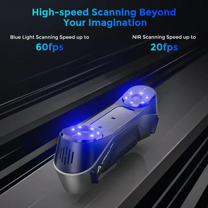 Creality 3D Scanner CR-Scan Raptor Upgrade 0.02mm Metrology Accuracy Blue Light/NIR Dual Mode Anti-shaking 60fps Scanning