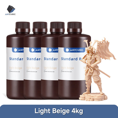 ANYCUBIC 4pcs/lot 405nm UV Resin For 3D Printer LCD Liquid Photopolymer Resin 3D Printing Resin Upgrade 1kg