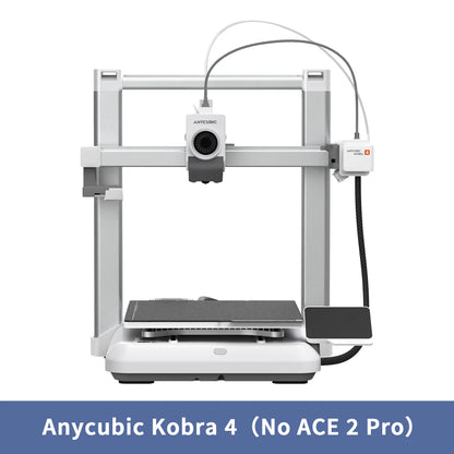 ANYCUBIC Kobra 4 or Kobra 4 Combo Multi-Color 3D Printer, LeviQ 3.0 Auto-Leveling, 49-Point Leveling, Up to 600mm/s Print Speed