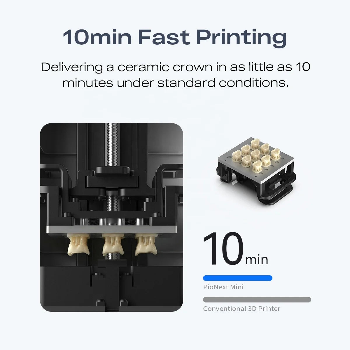 Mini High Accuracy Dental 3d Printer Delivering High Resolution And Excellent Detail 2 In 1 Printing & Curing
