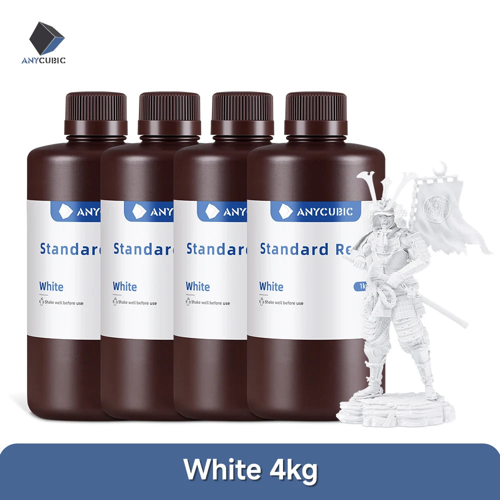 ANYCUBIC 4pcs/lot 405nm UV Resin For 3D Printer LCD Liquid Photopolymer Resin 3D Printing Resin Upgrade 1kg