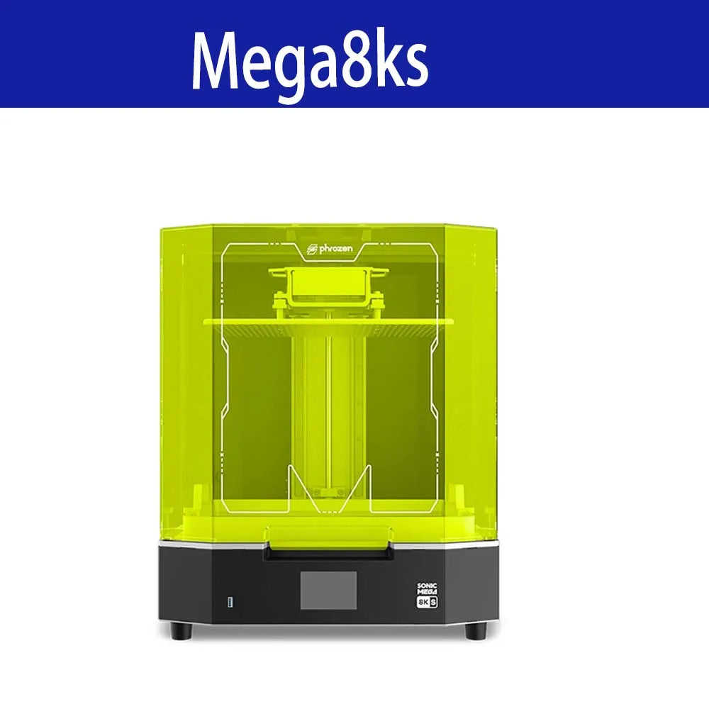 Phrozen Sonic Mega 8K S LCD/MSLA Resin 3D Printer, 43 µm High Resolution, 15 inch Mono LCD Screen, Large Printing Size