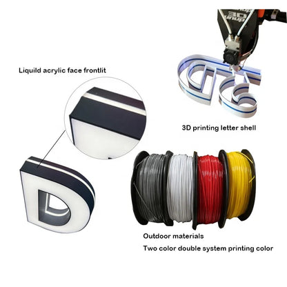 New Large Scale 800mm*800mm Industrial FDM 3d Printing Machine Or 3d Printer For Sign & Letter