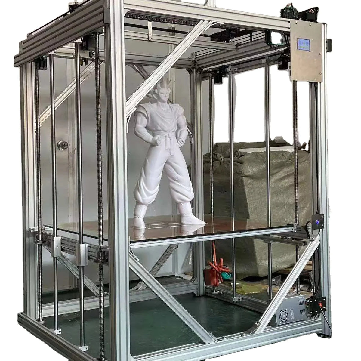 Custom-Sized High Accuracy Aluminum FDM 3D Printer PLA Auto Leveling Heated Bed Dual Extruder 1 Year Warranty Rapid Prototyping