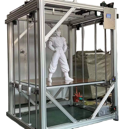 Custom-Sized High Accuracy Aluminum FDM 3D Printer PLA Auto Leveling Heated Bed Dual Extruder 1 Year Warranty Rapid Prototyping